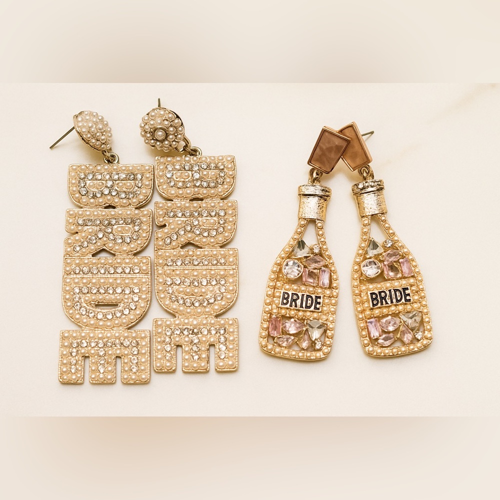 Bridal Earrings 💍 - 2 pairs